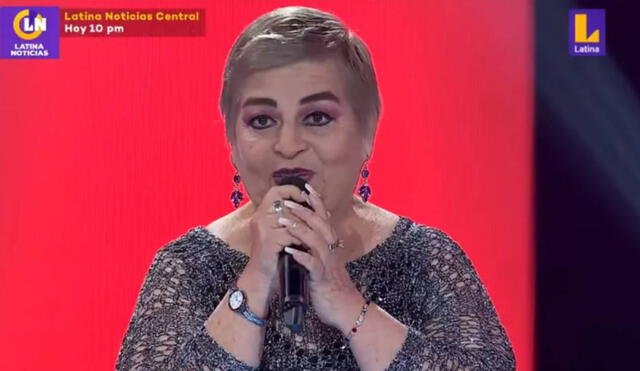 Ana María Rossi pasó su audición en "La voz senior" y eligió como entrenador a René Farrait. Foto: captura de Latina