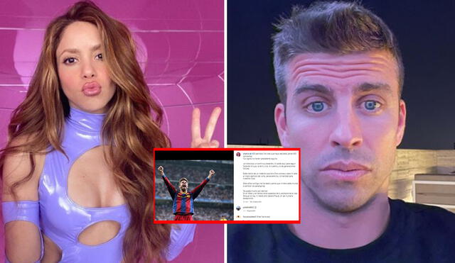 La cantante colombiana dedicó tiernas palabras a su entonces pareja. Foto: composición LR/Instagram/Shakira/Gerard Piqué