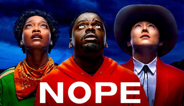 "Nope" es uno de los grandes proyectos de Jordan Peele. El director estuvo detrás de "Get out" y "Us", por lo cual muchos esperaban con ansias el estreno de "¡Nop!". Foto: Universal Pictures