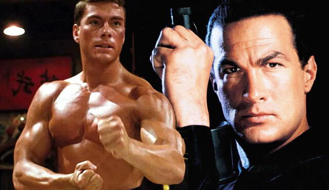 En los 80 y 90, Jean-Claude Van Damme y Steven Seagal eran 2 de los más grandes nombres en el cine de acción, gracias a películas como "Contacto sangriento" y "Nico", respectivamente. Foto: composición LR/Warner Bros./IMDb
