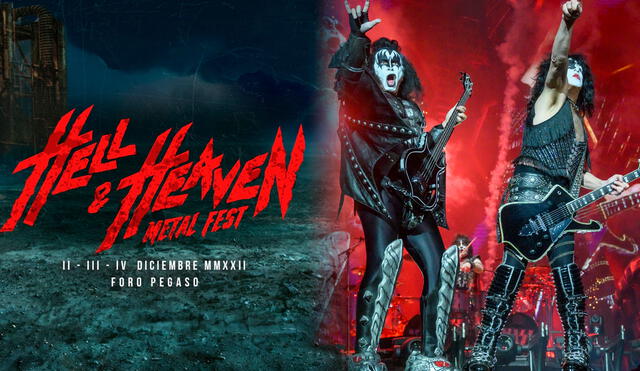El festival Hell and Heaven vuelve a México después de dos años. Foto: composición LR / Hell and Heaven Open Air / Facebook / AFP