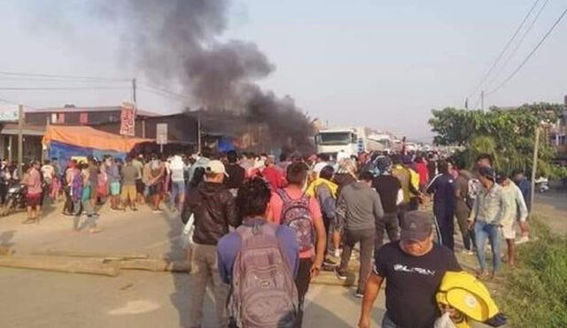 El enfrentamiento dejó al menos una decena de heridos que fueron trasladados al hospital Santa Rosa, según testigos. Foto: difusión