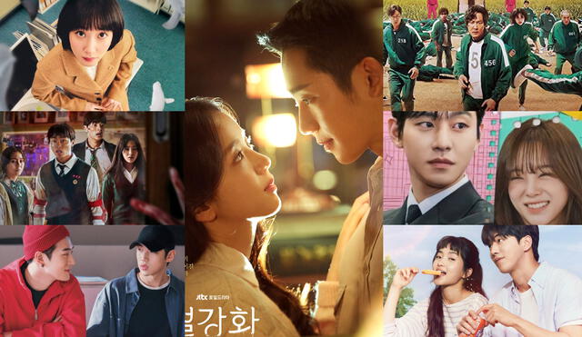 Top de Twitter incluye solo un BL y una serie de trajes históricos. ¿Qué otros dramas acompañan a "Snowdrop"? Foto: composición LR/ENA/Netflix/jTBC/tvN/SBS/Watcha