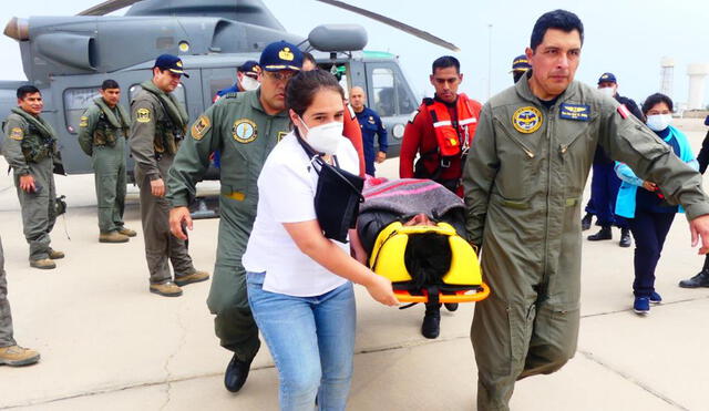 Personal de la Marina de Guerra continua con la búsqueda de los dos tripulante que aún no son ubicados y que estarían entre las agrestes zonas de la Reserva Nacional de Paracas. Foto: Marina de Guerra del Perú