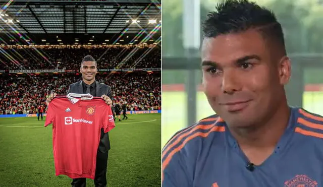 Casemiro en el Manchester United. Foto: Composición/Manchester United/ESPN