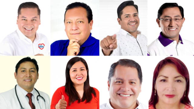 Estos son los candidatos a la alcaldía de Comas. Foto: composición LR/ Facebook