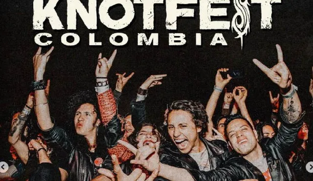 El esperado evento Knotfest llega a Colombia para presentarse en el complejo Campín. Foto: @Knotfestco/ Instagram