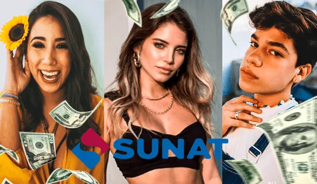 Los influencers pagan impuestos anuales a la Sunat. Foto: composición LR/Instagram/Sunat