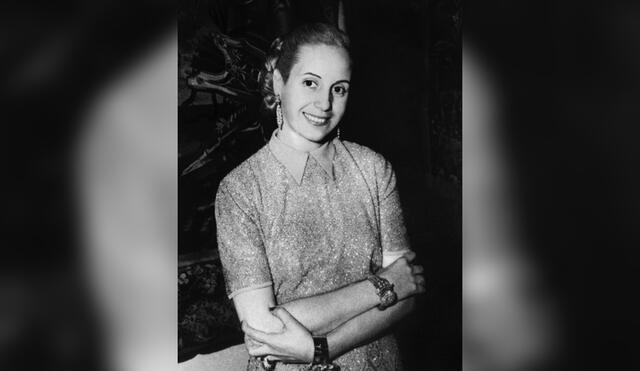 Eva Perón fue primera dama de Argentina de 1946 hasta su muerte en 1952. Foto: AFP