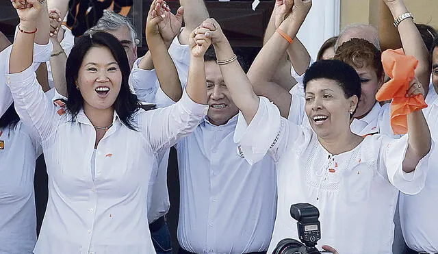 Jugada. La alianza con APP ocasionó que Martha Moyano sea elegida primera vicepresidenta. Con ello, su líder, Keiko Fujimori, quedó empoderada. Foto: difusión