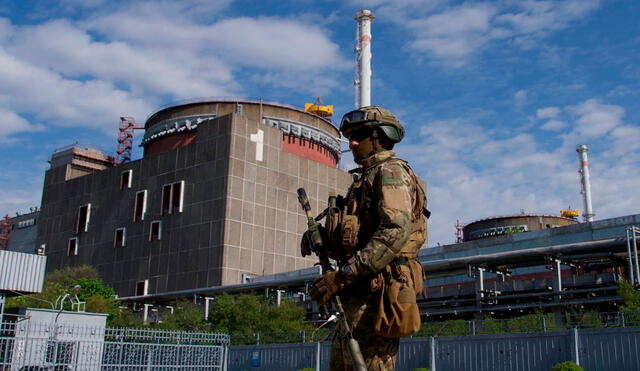 La central nuclear de Zaporiyia, en Ucrania. Foto: AFP