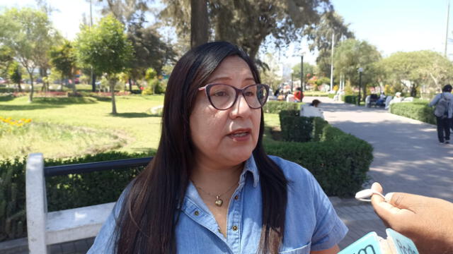 Flor Muñoz es decana del Colegio de Periodistas de Arequipa. Foto: La República