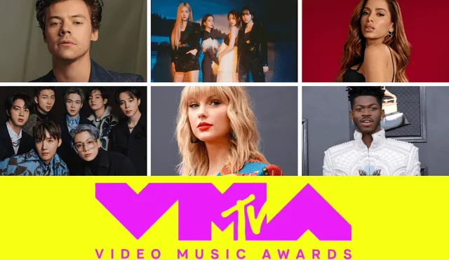 Artistas de diversos géneros de unirán en la noche de los MTV VMAs 2022. Foto: composición LR/Vogue/GQ/Milenio/Sony
