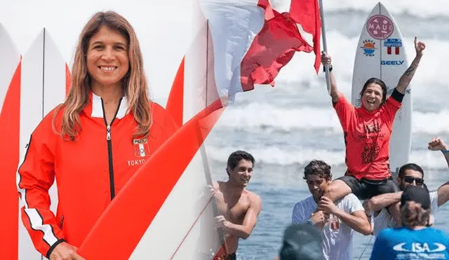 Sofía Mulánovich ha logrado diversos títulos a nivel mundial gracias al surf, deporte que ella considera es su vida. Foto: composición LR/Sofía Mulanovich/Instagram/Municipalidad de Miraflores