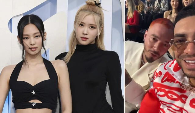 BLACKPINK: 2 de las integrantes se infiltraron en video de J Balvin. Foto: MTV/captura JBalvin/Instagram