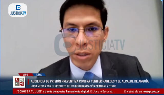 Perú Libre da 48 horas al fiscal del Equipo Especial contra la Corrupción del Poder para que pruebe su afirmación o rectifique. Foto: captura de Justicia TV