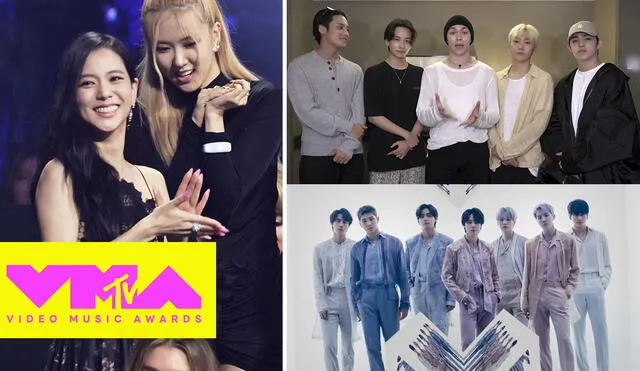 Gran noche para el k-pop. Conoce a los nuevos ganadores de los MTV VMAs 2022. Foto: composición AFP/MTV