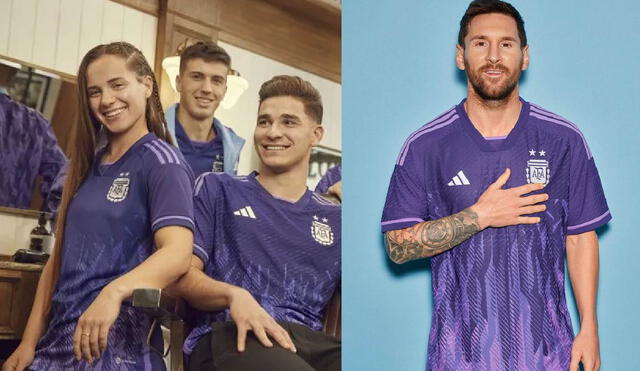 Miles de fans podrán adquirir la nueva camiseta alterna de la selección argentina. Foto: composición LR/ @adidasar/ Instagram