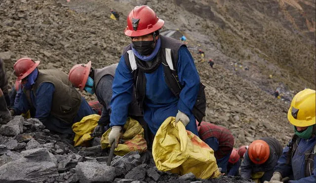 Muy pocos mineros artesanales cuentan con seguro de trabajo. Foto: Solidaridad