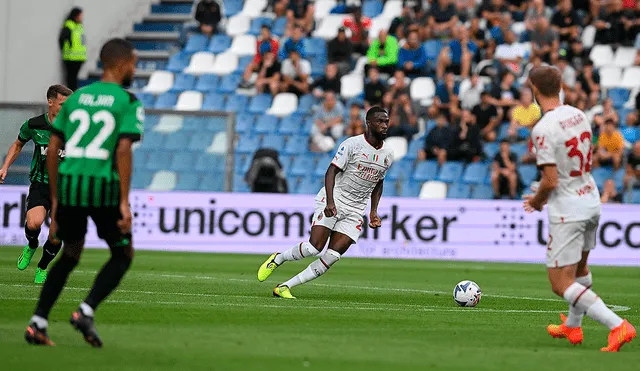 Milan y Sassuolo igualaron sin goles por la cuarta fecha de la Serie A de Italia. Foto: @acmilan