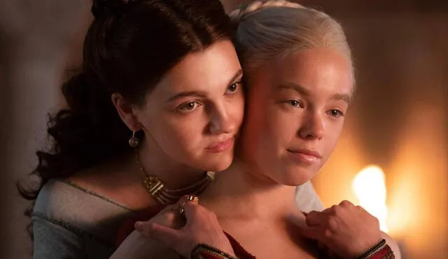 "House of the dragon" presenta a Rhaenyra Targaryen y Alicent Hightower como amigas cercanas, pero ahora las actrices Milly Alcock y Emily Carey han confirmado que hay un romance detrás. Foto: HBO Max