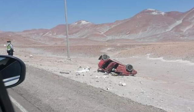 Accidente se registró el último martes. Foto: PNP