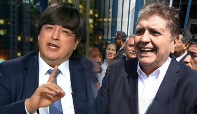 Jaime Bayly y Alan García estuvieron distanciados durante varios años. Foto: composición LR/captura de Mega TV/La República