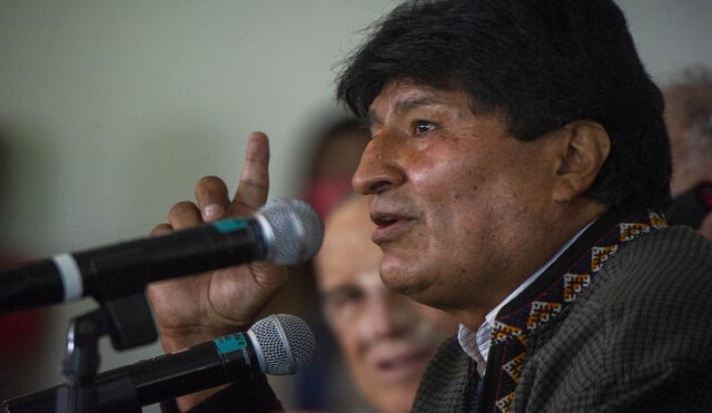 Evo Morales criticó la labor del Ministerio de Gobierno. Foto: AFP