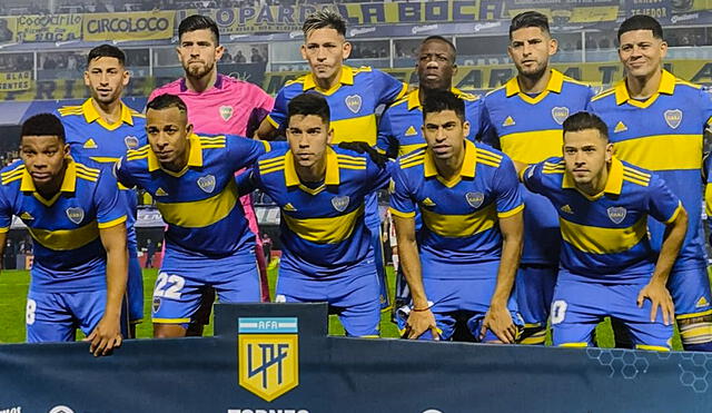 Boca Juniors se ubica en la séptima casilla de la Superliga Argentina. Foto: Carlos Zambrano/Twitter