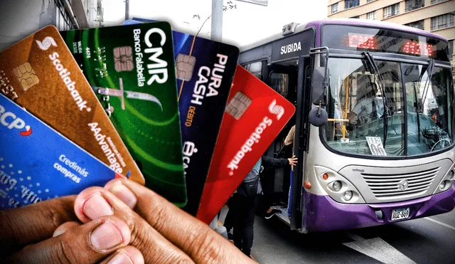 Los corredores complementarios serán el primer servicio de transporte público que acepte tarjetas bancarias como forma de pago. Foto: composición de Gerson Cardoso/La RepúblicaATU