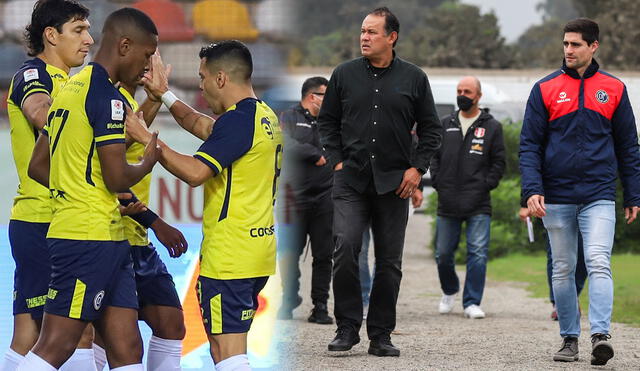 Selección peruana: Juan Reynoso se encuentra visitando los entrenamientos de los clubes de la Liga 1. Foto: composición GLR/@CCDMunicipal