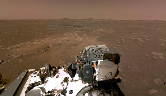 El róver Perseverance en la superficie de Marte. Foto: NASA