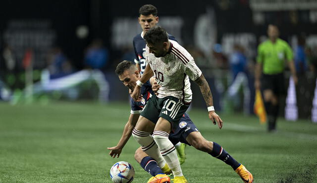 Paraguay y México jugaron en el Mercedes-Benz Stadium. Foto: Selección paraguaya/Twitter