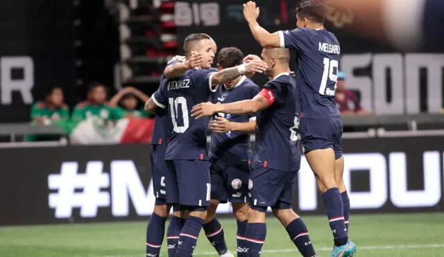 Paraguay y México jugaron en el Mercedes-Benz Stadium. Foto: Selección paraguaya/Twitter