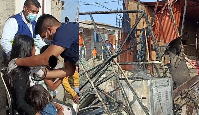 Dos menores salvaron de morir en un incendio en su vivienda. Foto: RSD