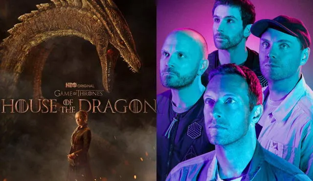Un actor protagonista de "House of the dragon" grabó el videoclip de "God put a smile upon your face", uno de los temas principales de Coldplay durante los 2000. Foto: composición/HBO Max/ Facebook/Coldplay