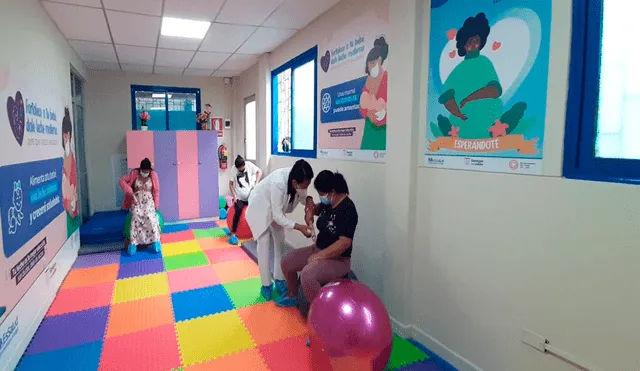 Se inauguró espacio para desarrollar psicoprofilaxis en centro de salud de La Victoria. Foto: Carlos Romero/ La República