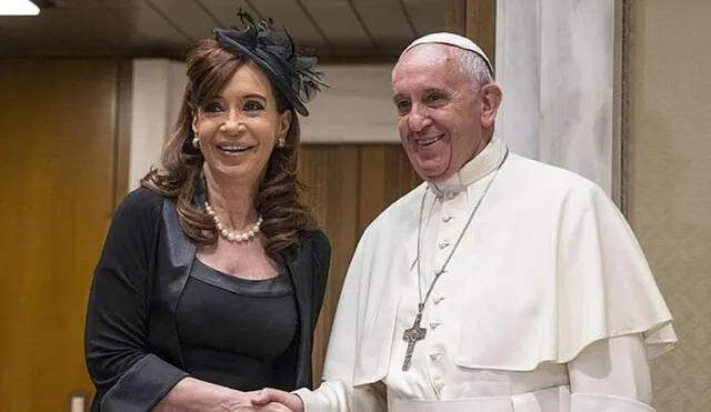 Visita de Fernández de Kirchner al Vaticano en 2015. Foto: EFE