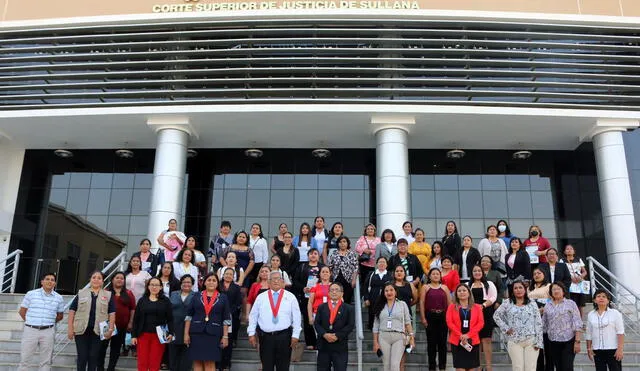 El Distrito Judicial de Sullana cuenta con 222 orientadoras judiciales. Foto: Corte Sullana