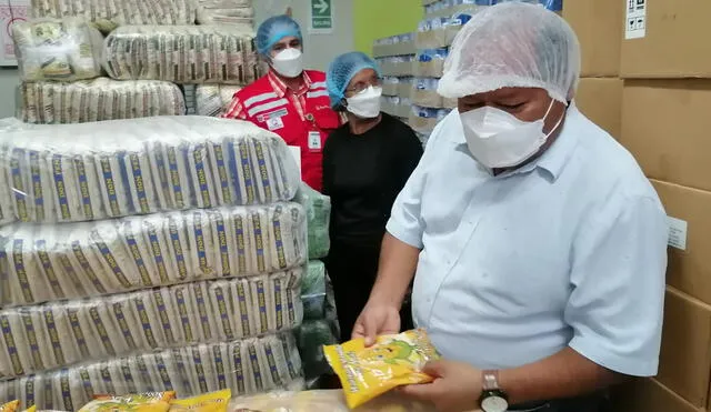 En Ignacio Escudero, la entrega de los productos no perecibles fueron un total 43 toneladas. Foto: Qali Warma