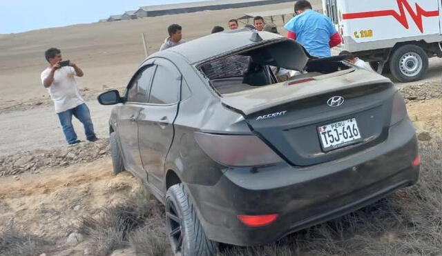 Accidente de tránsito se produjo la tarde del viernes 2 de setiembre. Foto: Ventana Informativa