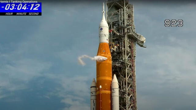 La NASA postergó nuevamente el lanzamiento de Artemis 1. Fotocaptura: NASA