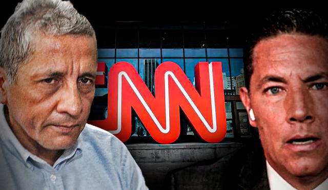 Antauro Humala brindó una entrevista para la cadena internacional CNN. Foto: composición Fabrizio Oviedo/ CNN/ La República