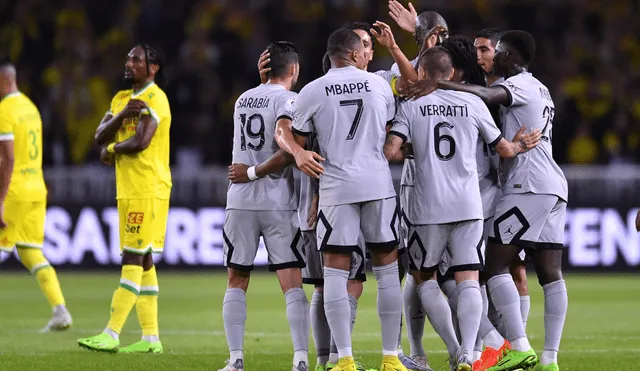 PSG sumó una nueva victoria de visita y se consolida en la cima de la Ligue 1 con 16 puntos. Foto: @PSG