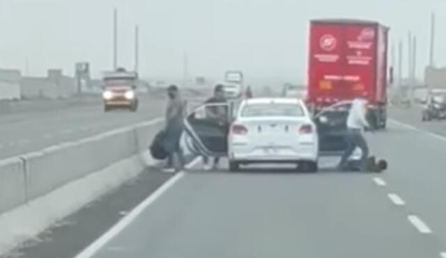 Asalto fue en la vía de Evitamiento de Trujillo, a la altura del centro poblado El Milagro del distrito de Huanchaco. Foto: captura de Causa Justa