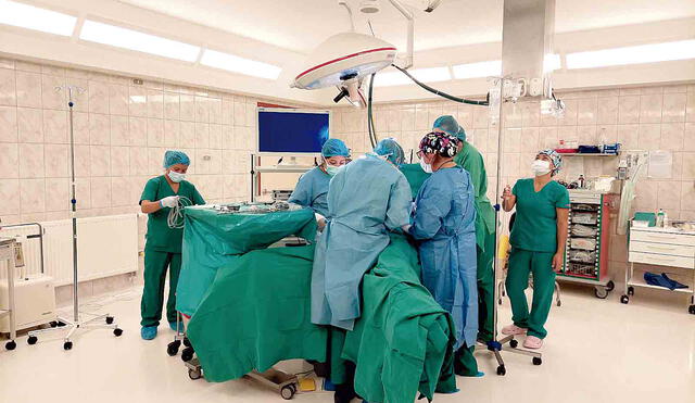 Ver para creer. Paciente de Arequipa fue sometido operación de alto riesgo en quirógrafo de alta tecnología en hospital Diospi Suyana. Foto: Cortesía