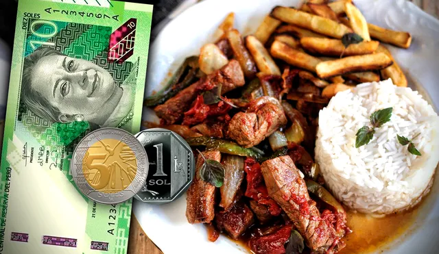 ¿Con ganas de comer sin gastar mucho? Revisa esta receta económica de lomo saltado. Foto: composición LR/Recetas Peruanas/Instagram