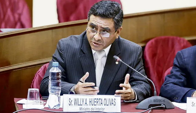 En la mira. Ministro Willy Huerta también será interpelado. Foto: Antonio Melgarejo/ La República