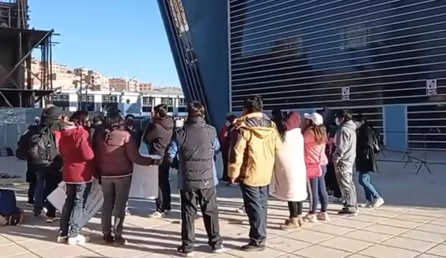 Los estudiantes quieren una respuesta de las autoridades universitarias. Foto: Captura radio Onda Azul