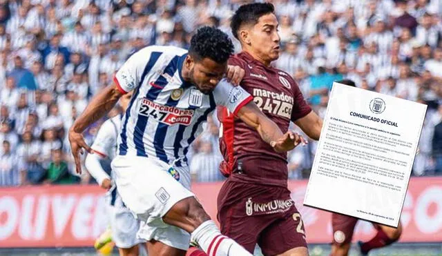 Alianza Lima recibió a Universitario en Matute por la fecha 10 del Torneo Clausura. Foto: Twitter/Alianza Lima